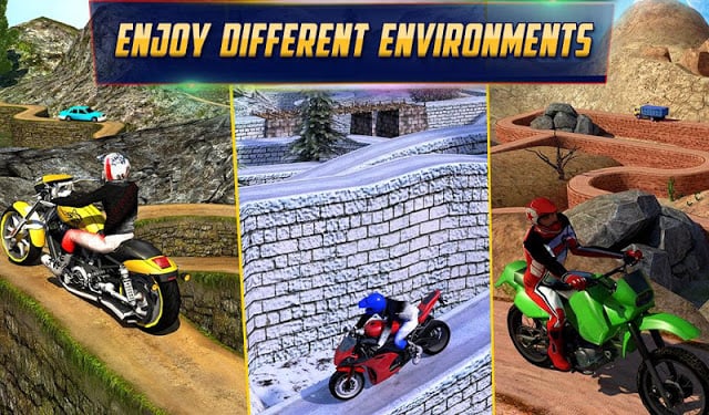 Crazy Offroad Hill Biker 3D截图9