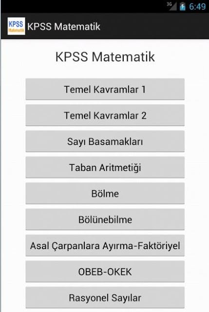 KPSS Matematik截图1