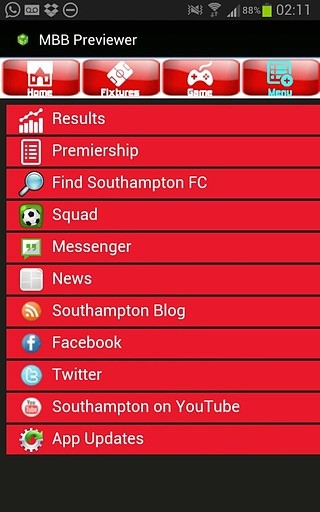 Southampton FC Mobi截图2