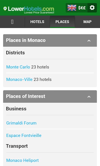 Monaco Hotels截图2