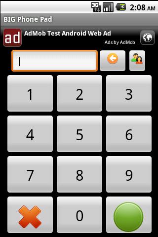 BIG Phone Pad FREE截图1