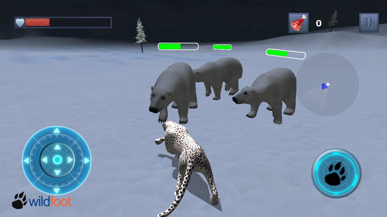 Snow Leopard Chase Simul...截图11