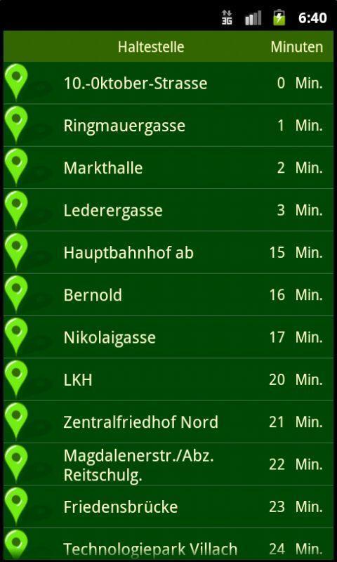 Fahrplan Villach 2012截图4