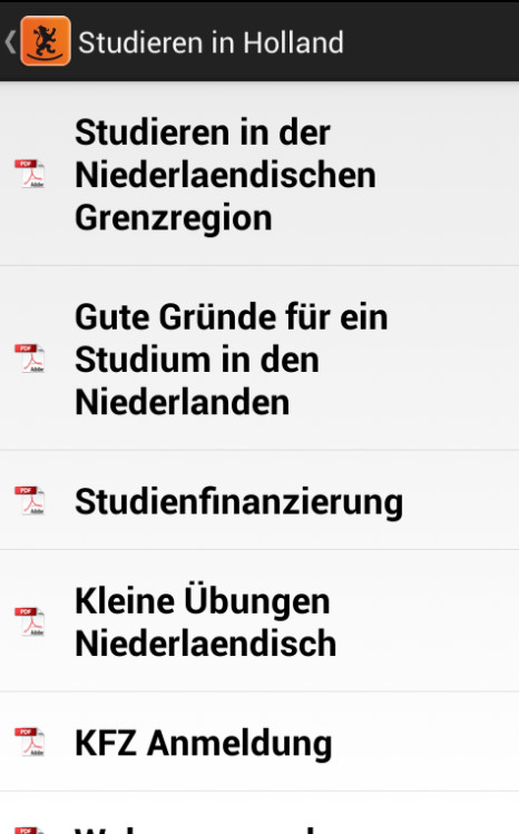 Studieren in Holland截图2