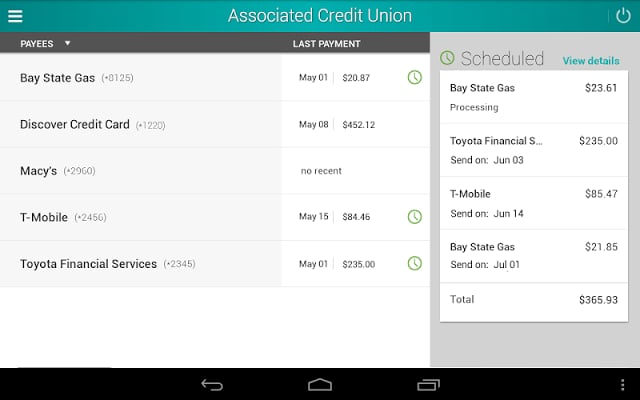 Associated Credit Union Mobile截图3