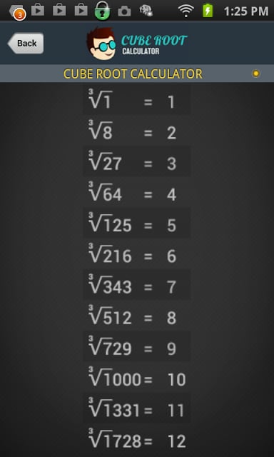 Cube Root Calculator截图2