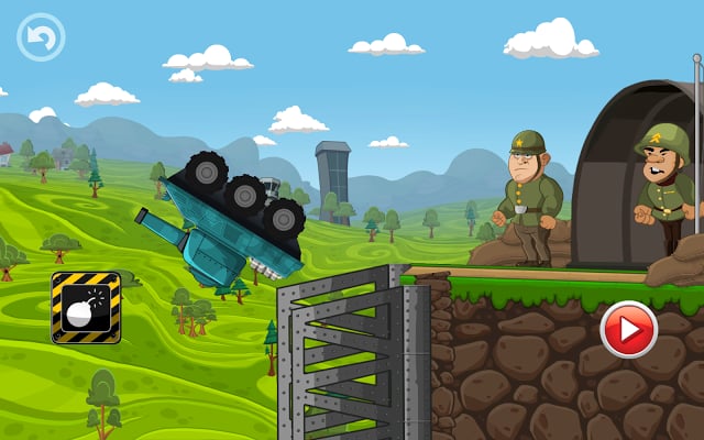 Mini Tanks World War Hero Race截图1