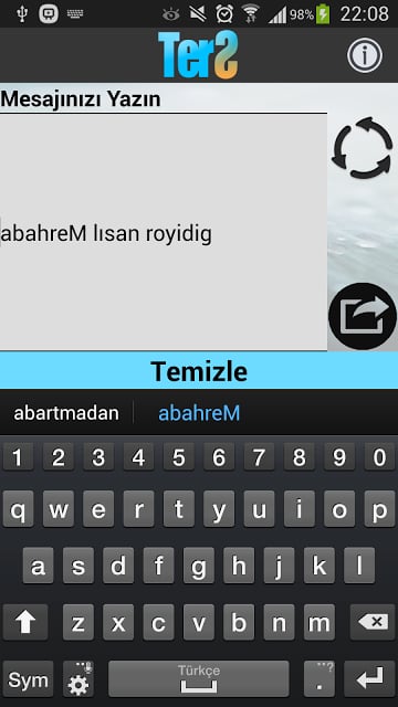 TerS Mesajlaşma截图3