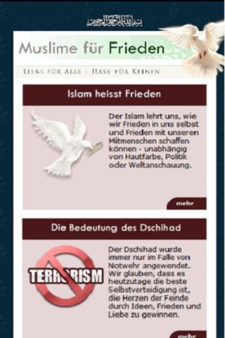 Muslime f&uuml;r Frieden截图1