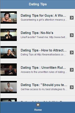 Dating Tips Video截图1