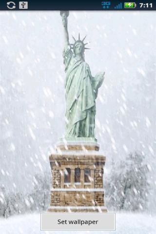 New York Snow LWP截图2