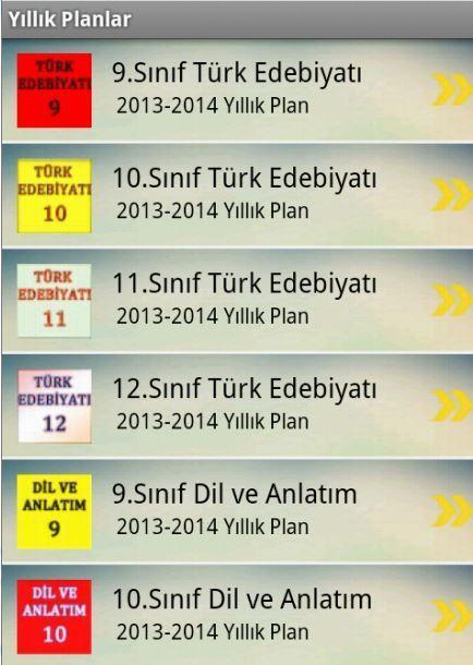 Yıllık Planlar截图2