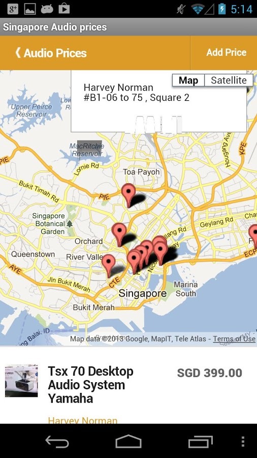 Singapore Audio prices截图2