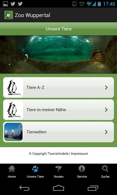 Zoo Wuppertal Mobile Guide截图2