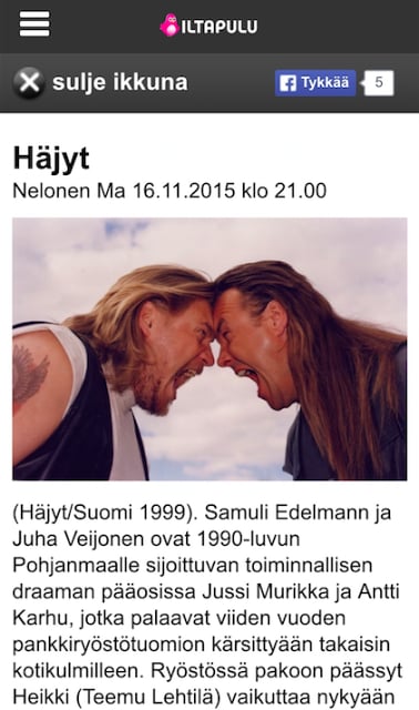Iltapulu.fi TV-opas截图1