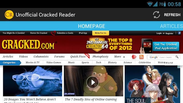 Unofficial Cracked Reader截图2