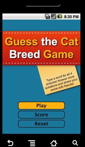 Guess the Cat Breed Game截图1