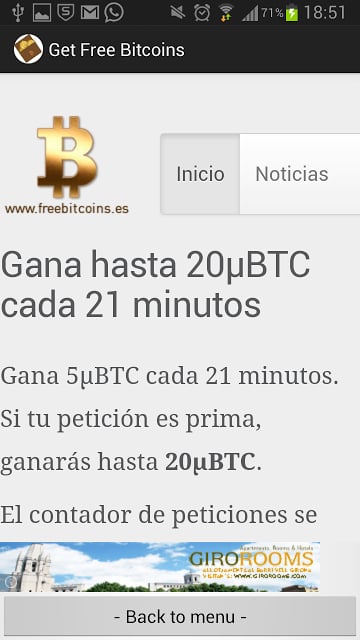 Bitcoins Gratis cada dia截图2