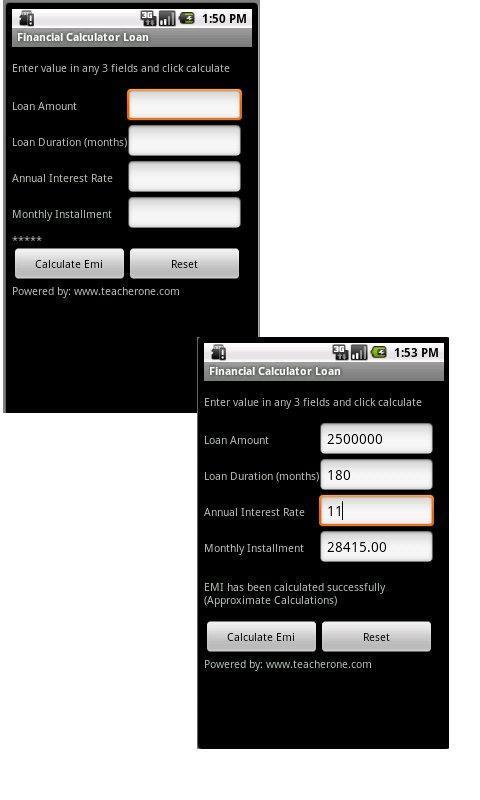 Financial Calculator Loan截图1