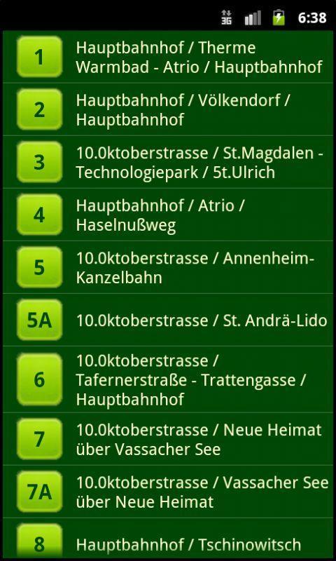 Fahrplan Villach 2012截图2