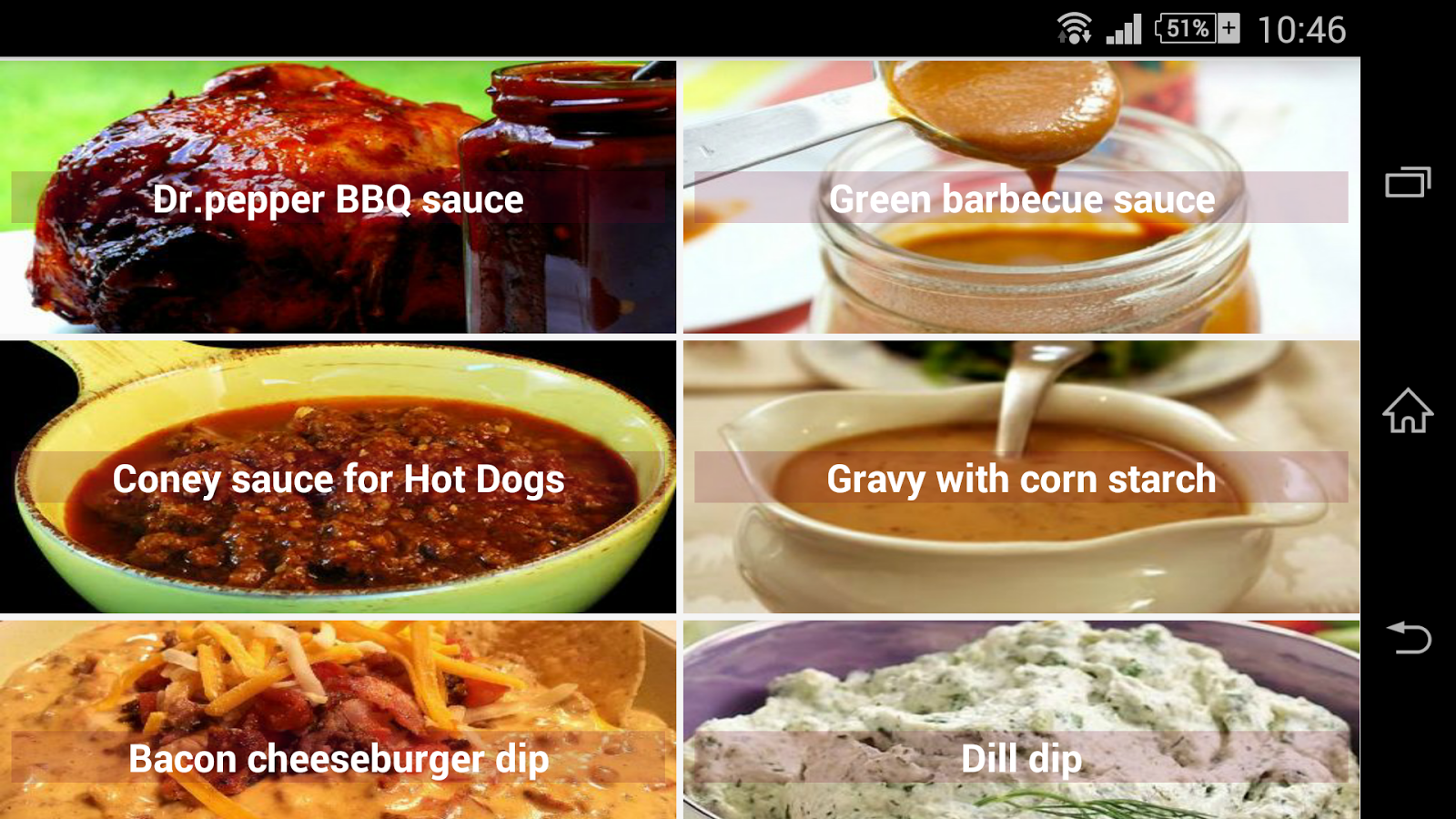 Sauce recipes. Dip, marinade截图11