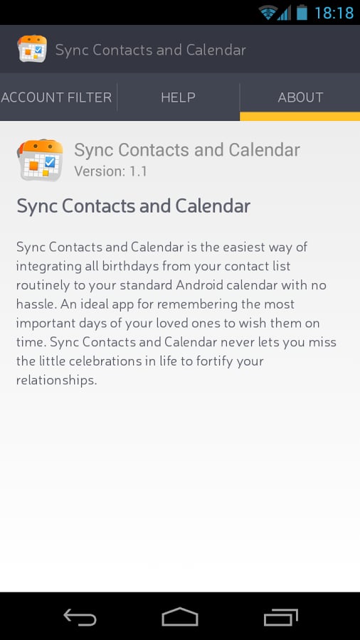 Sync Contacts &amp; Calendar截图4