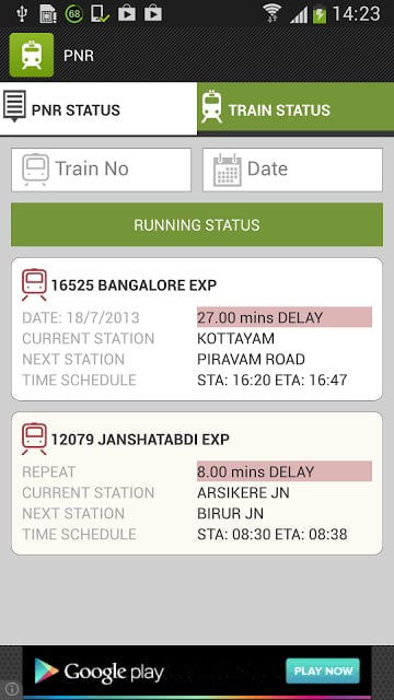 IRCTC - PNR &amp; Train Tracking截图5