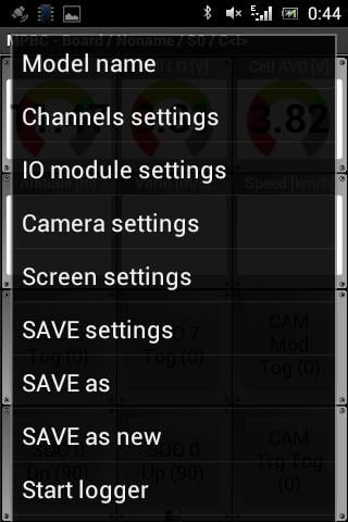 RC control, telemetry &amp; camera截图3