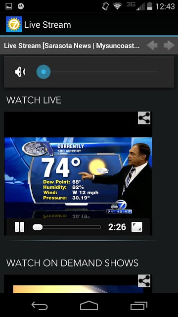 ABC 7 Tampa Area News App截图2