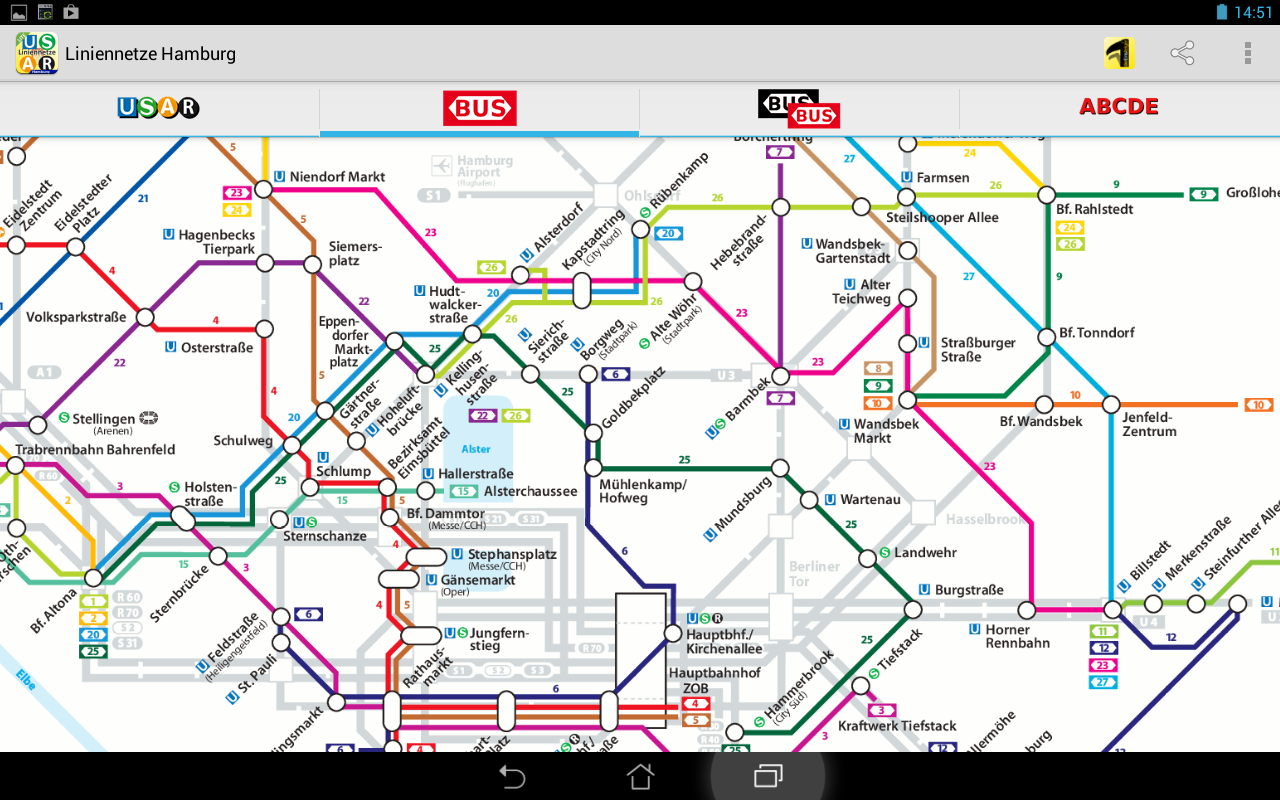 Liniennetze Hamburg截图3