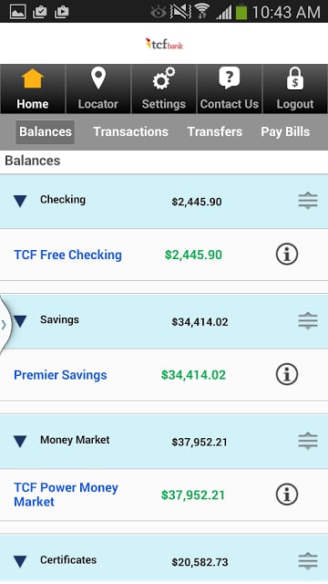 TCF Bank Mobile截图4