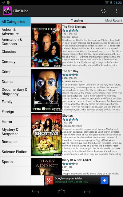 FilmTube - Watch Free Movies截图1