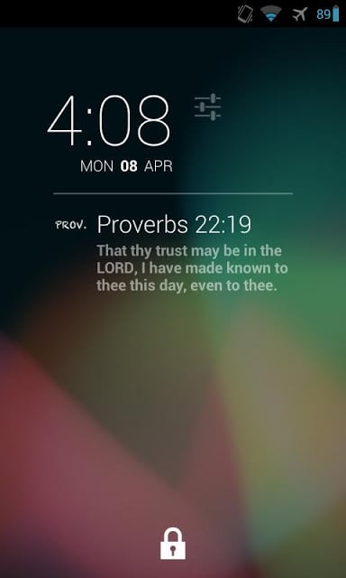 DashClock Bible Proverbs截图1