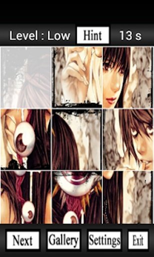 Anime Wallpaper Puzzle截图1