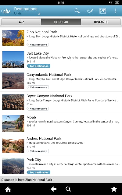 Utah Travel Guide by Triposo截图11