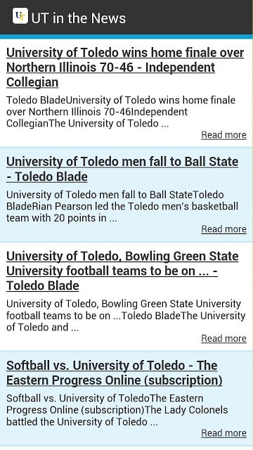 University of Toledo News截图1