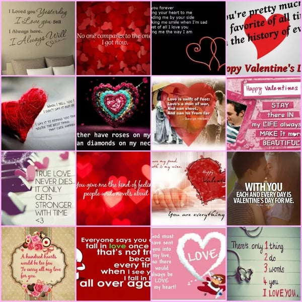 Valentines Quotes &amp; Card...截图2