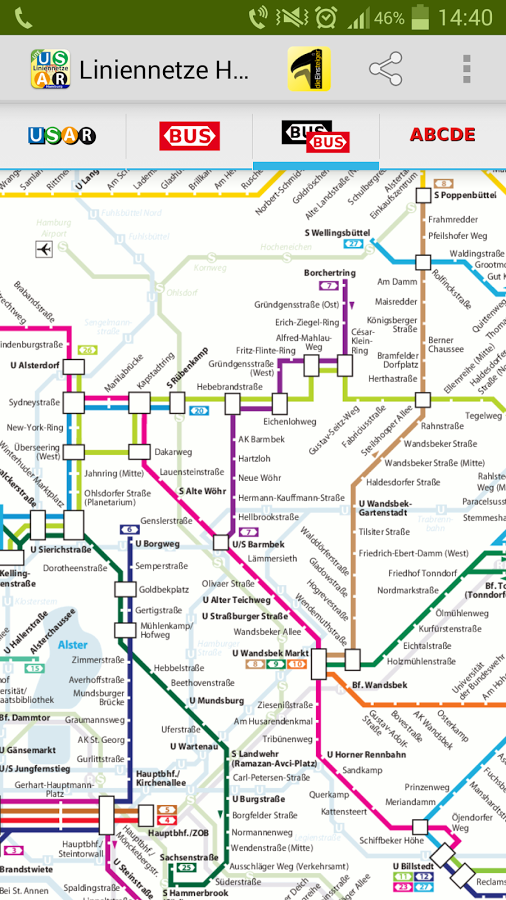 Liniennetze Hamburg截图11