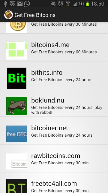 Bitcoins Gratis cada dia截图4