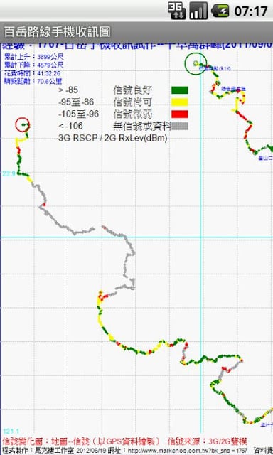 百岳手机信号截图2