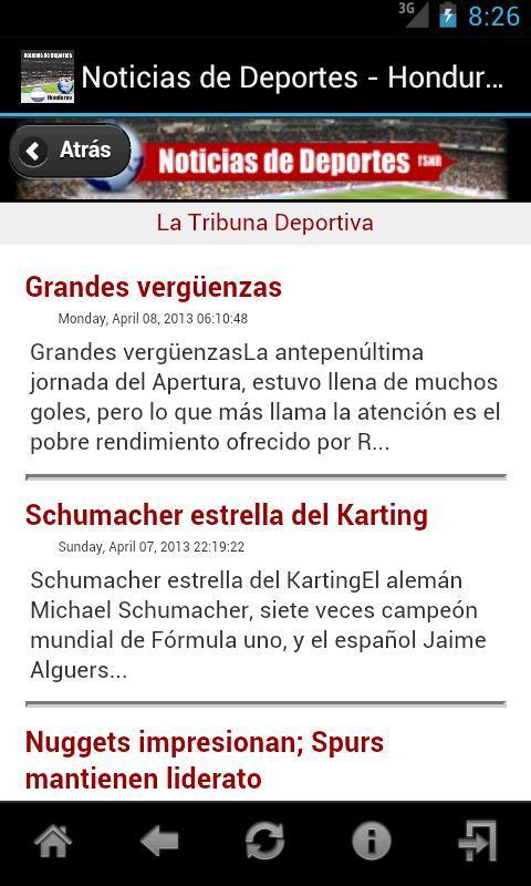 Noticias de Deportes - Honduras截图2