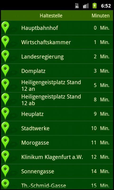 Fahrplan Klagenfurt截图4