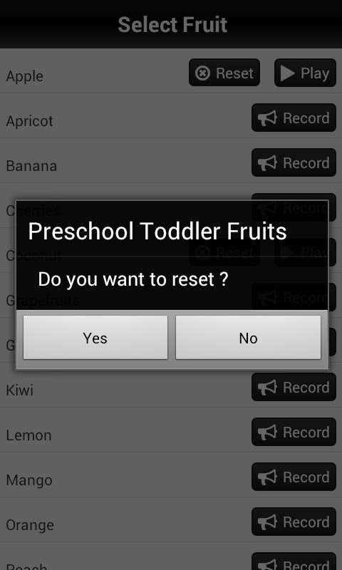 Preschool Toddler Fruits截图5