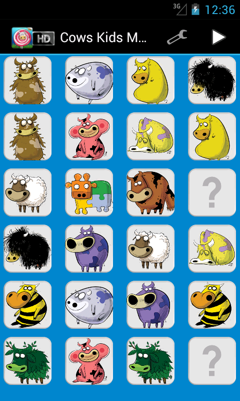 Cows Kids Memory (Free)截图2