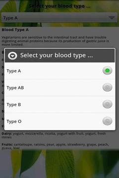 Blood Type Diet截图