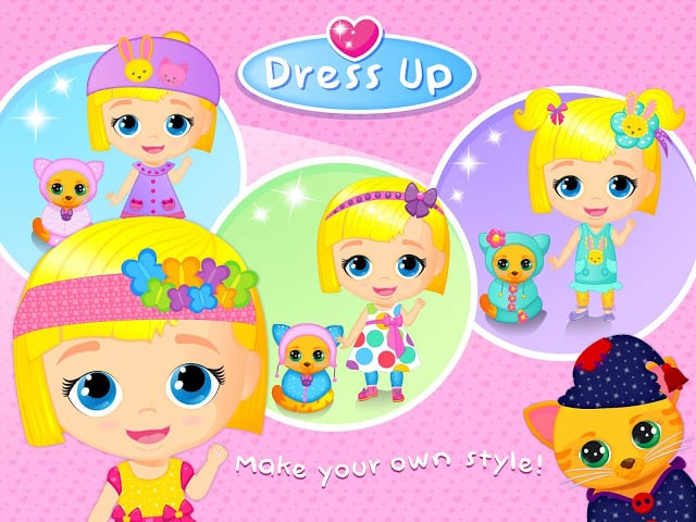 Lily &amp; Kitty Baby Doll House截图9