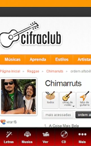 Chimarruts Pro Letras截图3