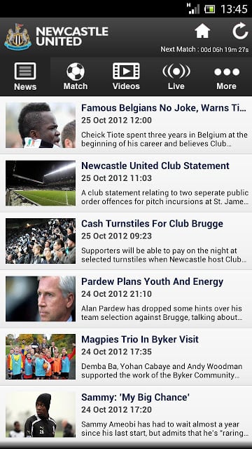 Official Newcastle截图5