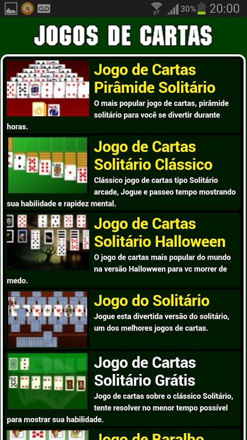 Jogos de cartas截图2