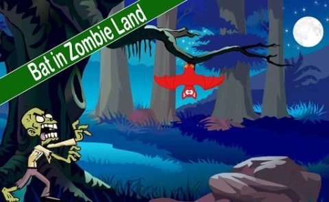 Bat vs Zombie: Easy Flap Game截图4